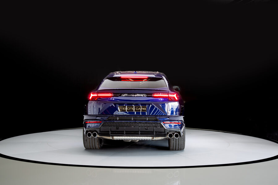 Lamborghini Urus S Blue Rear View